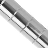Cigar Tube Aluminum Alloy Waterproof Detachable Sealed Lightweight Cigar Case Tube for Daily Use Silver