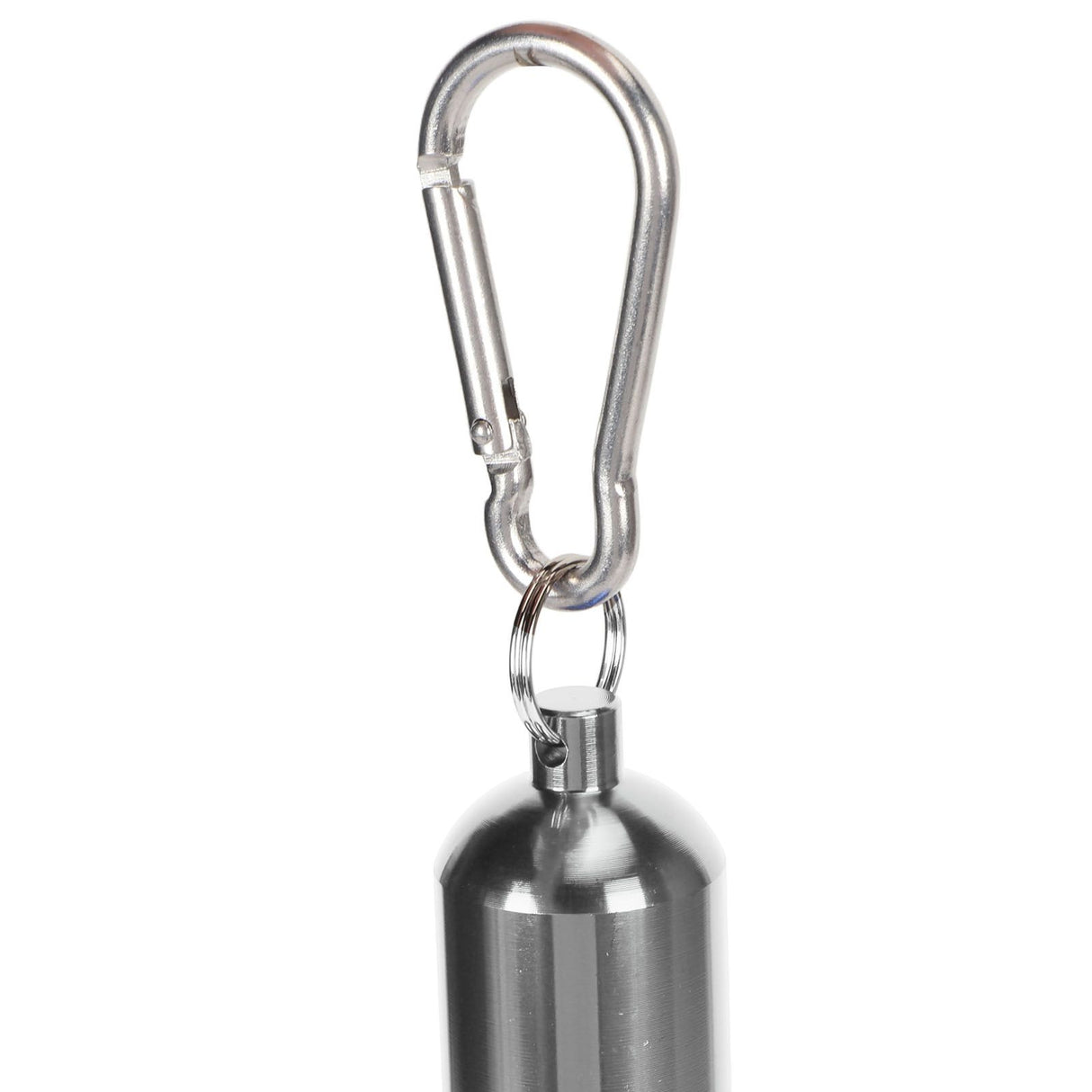 Cigar Tube Aluminum Alloy Waterproof Detachable Sealed Lightweight Cigar Case Tube for Daily Use Silver