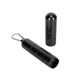 Cigar Tube Aluminum Alloy Waterproof Detachable Sealed Lightweight Cigar Case Tube for Daily Use Black