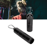 Cigar Tube Aluminum Alloy Waterproof Detachable Sealed Lightweight Cigar Case Tube for Daily Use Black