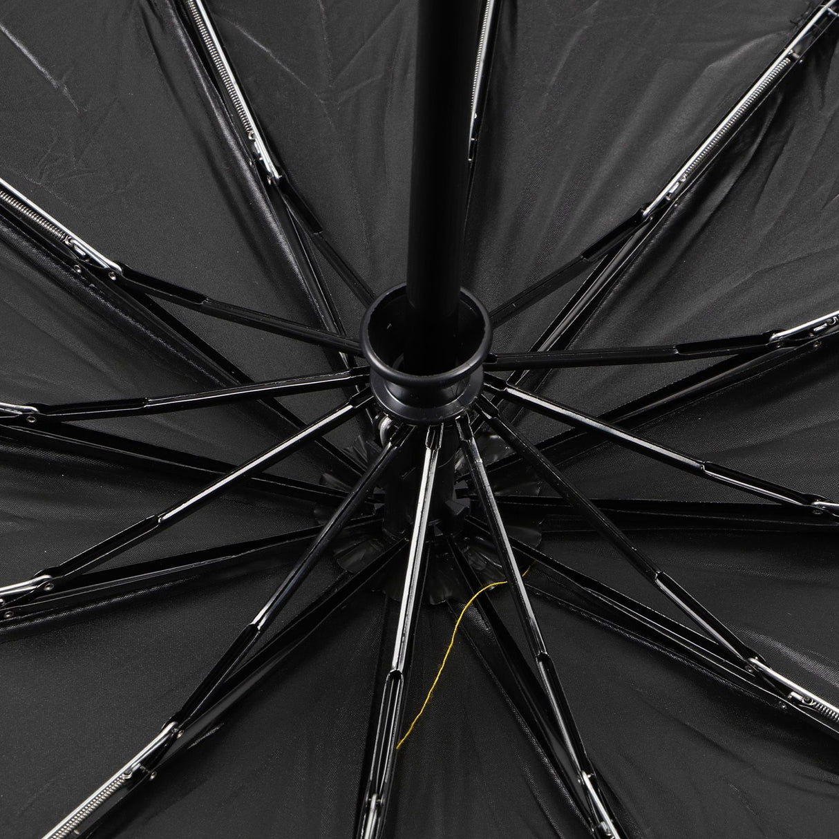Sun Rain Umbrella 24 Rib Sun Blocking UV Protection Foldable Automatic Umbrella for Daily Travel Black