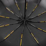 Sun Rain Umbrella 24 Rib Sun Blocking UV Protection Foldable Automatic Umbrella for Daily Travel Black - Extra Image
