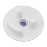 Round Sponge Holder Suction Cup Installation Face Sponge Organizer for Kitchen Bathroom Sink - 45-Degree Angle