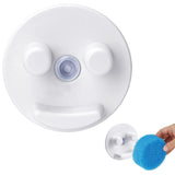 Round Sponge Holder Suction Cup Installation Face Sponge Organizer for Kitchen Bathroom Sink