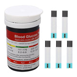 50 Count Blood Glucose Test Strips Accurate PET Blood Sugar Test Strips for Diabetes Blood Sugar Monitoring