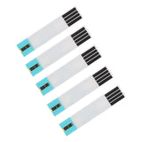 50 Count Blood Glucose Test Strips Accurate PET Blood Sugar Test Strips for Diabetes Blood Sugar Monitoring - Rear View
