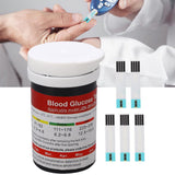 50 Count Blood Glucose Test Strips Accurate PET Blood Sugar Test Strips for Diabetes Blood Sugar Monitoring - Extra Image