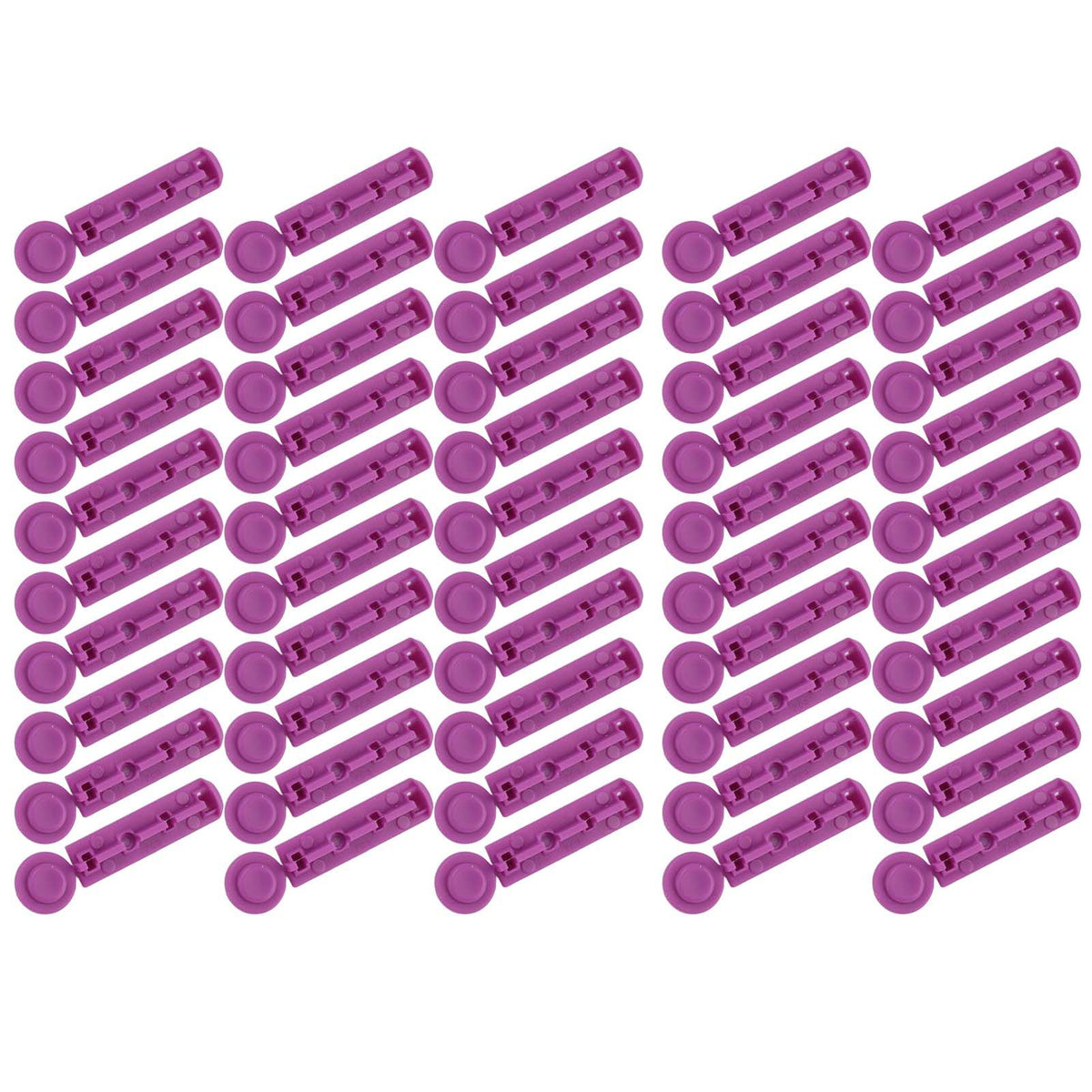 50PCS Diabetic Lancets for Blood Testing Glucose Testing Fits Most Lancing Devices Safe Single Use Blood Sugar Lancets