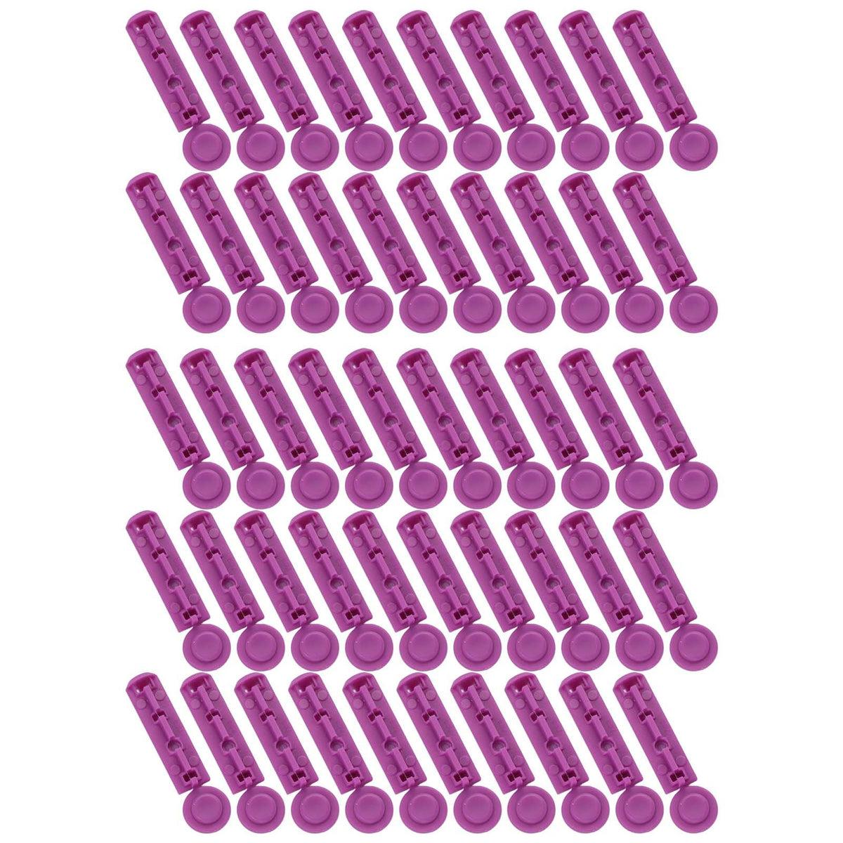 50PCS Diabetic Lancets for Blood Testing Glucose Testing Fits Most Lancing Devices Safe Single Use Blood Sugar Lancets
