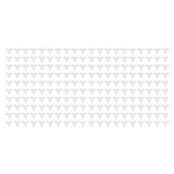 200pcs Inside Corner Dust Guards Clear Triangular Anti Collision Dust Proof Table Corner Guards for Stairs Closets Cabinets Drawers