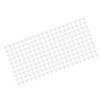 200pcs Inside Corner Dust Guards Clear Triangular Anti Collision Dust Proof Table Corner Guards for Stairs Closets Cabinets Drawers