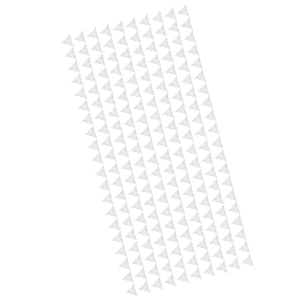 200pcs Inside Corner Dust Guards Clear Triangular Anti Collision Dust Proof Table Corner Guards for Stairs Closets Cabinets Drawers