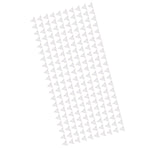 200pcs Inside Corner Dust Guards Clear Triangular Anti Collision Dust Proof Table Corner Guards for Stairs Closets Cabinets Drawers
