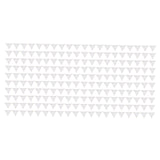 200pcs Inside Corner Dust Guards Clear Triangular Anti Collision Dust Proof Table Corner Guards for Stairs Closets Cabinets Drawers