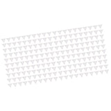 200pcs Inside Corner Dust Guards Clear Triangular Anti Collision Dust Proof Table Corner Guards for Stairs Closets Cabinets Drawers - Low Angle