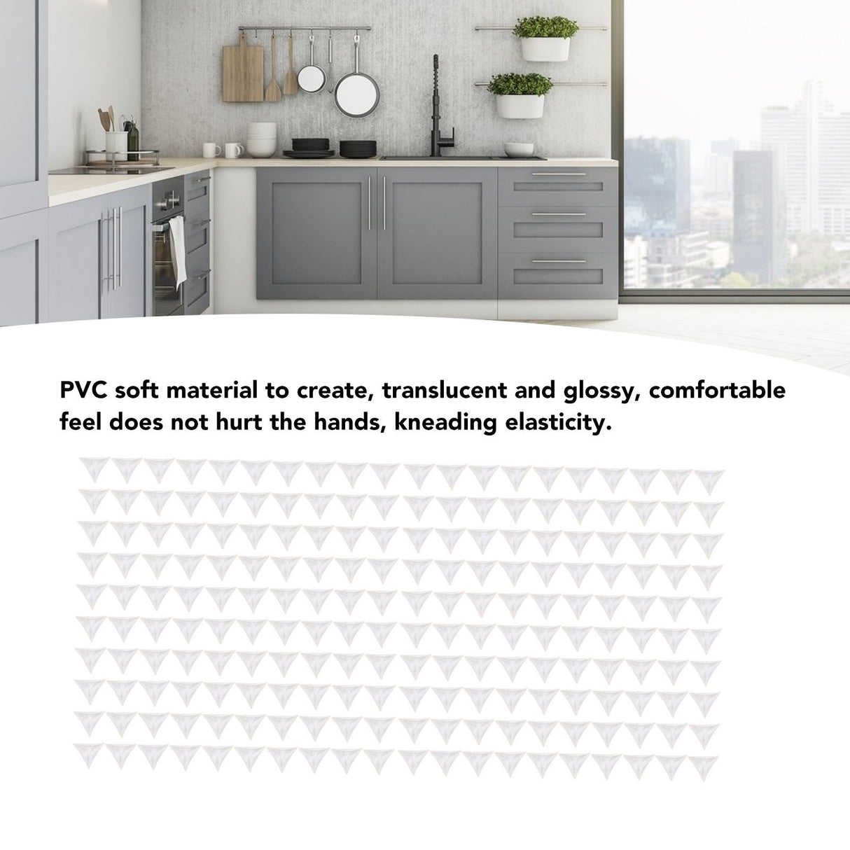 200pcs Inside Corner Dust Guards Clear Triangular Anti Collision Dust Proof Table Corner Guards for Stairs Closets Cabinets Drawers