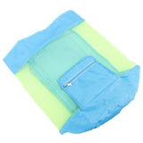 Large Mesh Beach Toy Bag Large Mesh Beach Bag for Holding Children Toys Clothes Towels Sundries 48x24cm - Rear View