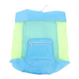 Large Mesh Beach Toy Bag Large Mesh Beach Bag for Holding Children Toys Clothes Towels Sundries 48x24cm - Close-Up Angle