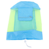 Large Mesh Beach Toy Bag Large Mesh Beach Bag for Holding Children Toys Clothes Towels Sundries 48x24cm - Extra Image