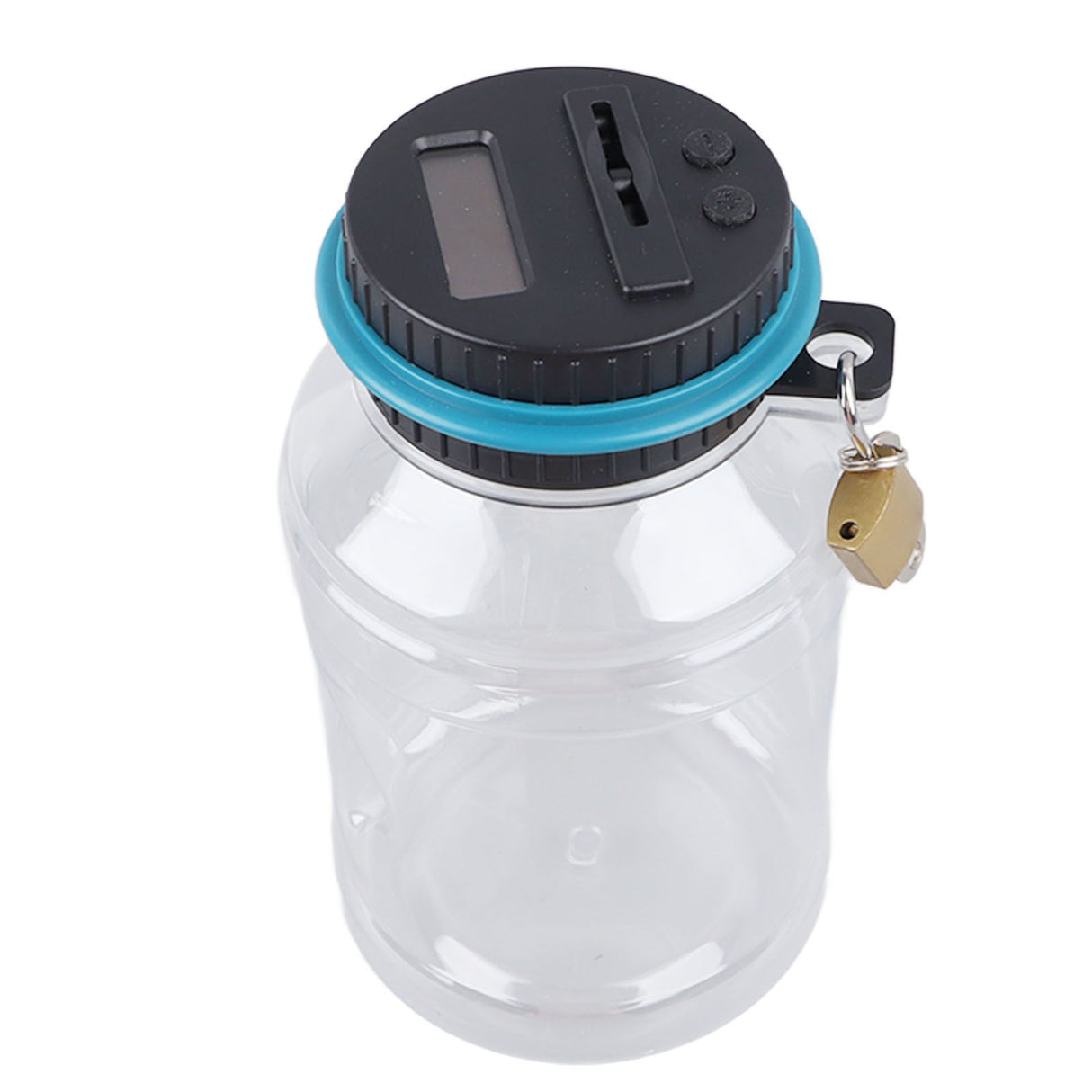 Coin Piggy Bank Saving Jar Large Capacity Digital Coin Counting Bank Transparent Kid Money Saving Bank with LCD Display