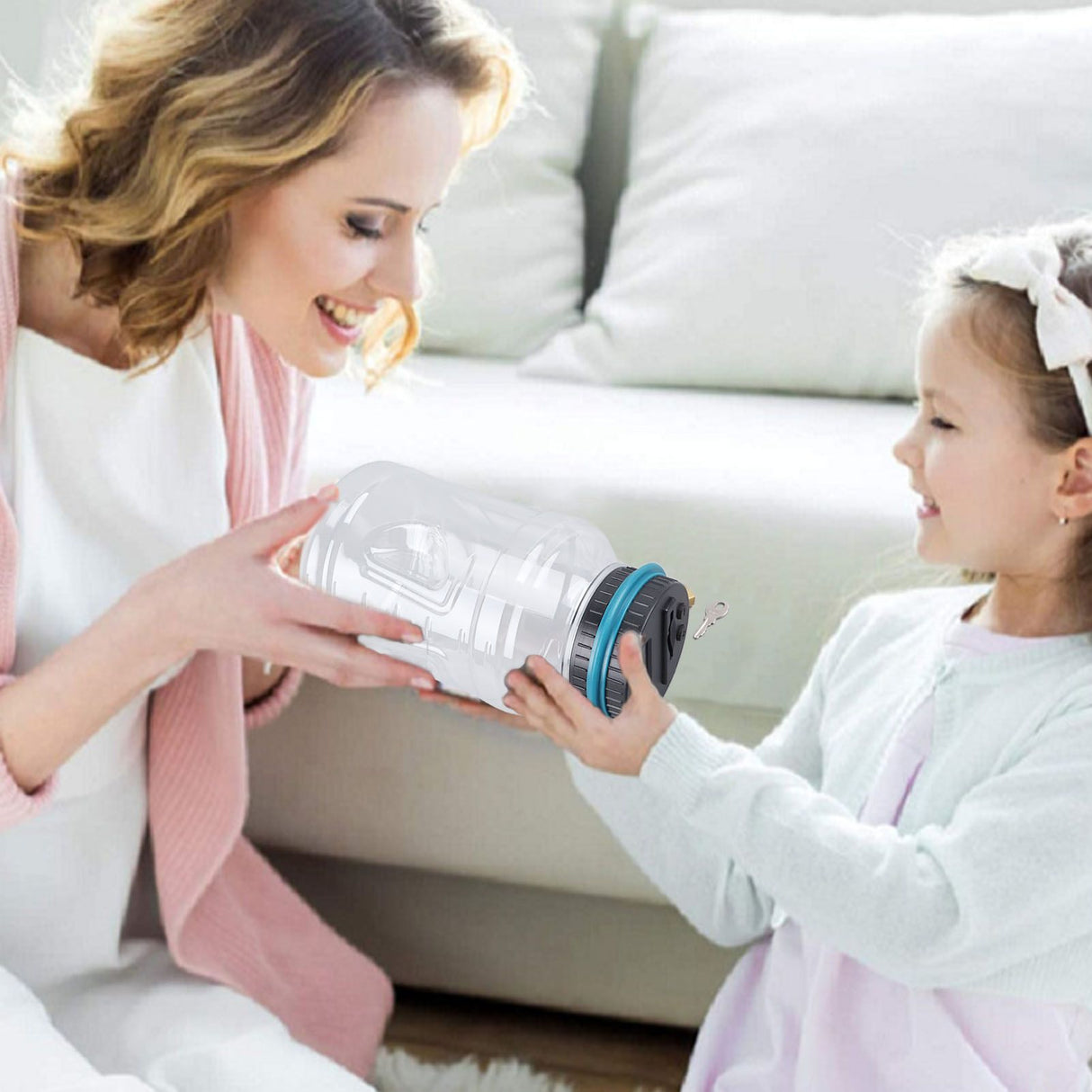 Coin Piggy Bank Saving Jar Large Capacity Digital Coin Counting Bank Transparent Kid Money Saving Bank with LCD Display