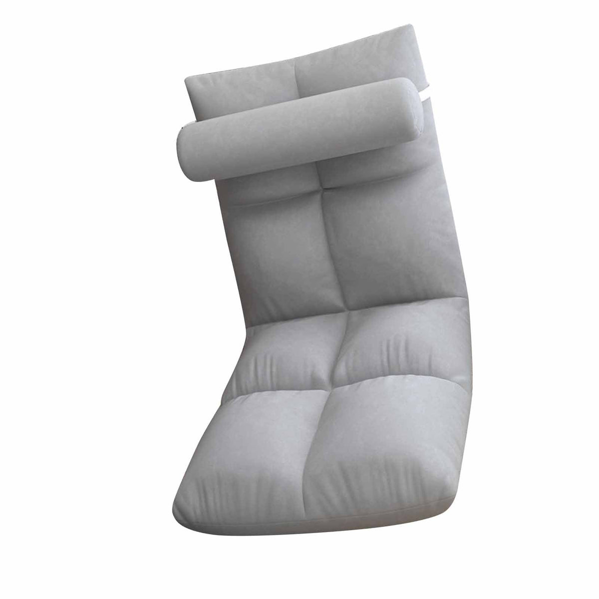 Floor Chair with Back Support Folding Sofa Chair Sleeper Bed Couch Recliner Floor Gaming Chair Meditation Chair for Adults Grey