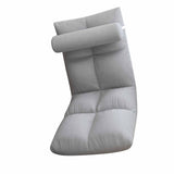 Floor Chair with Back Support Folding Sofa Chair Sleeper Bed Couch Recliner Floor Gaming Chair Meditation Chair for Adults Grey