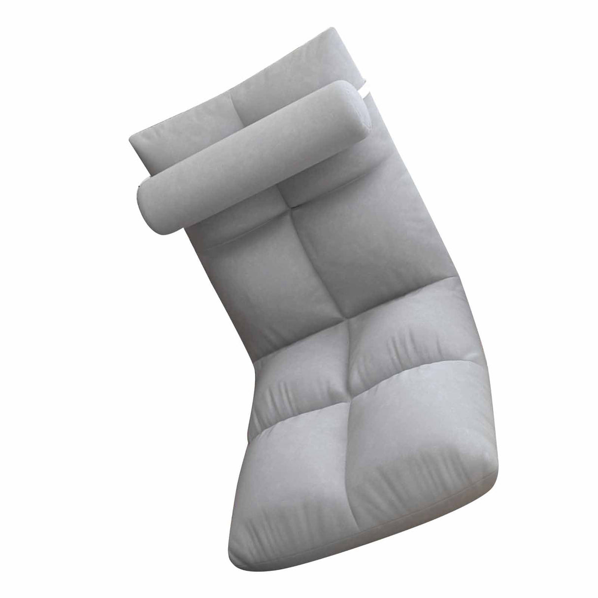 Floor Chair with Back Support Folding Sofa Chair Sleeper Bed Couch Recliner Floor Gaming Chair Meditation Chair for Adults Grey