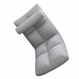 Floor Chair with Back Support Folding Sofa Chair Sleeper Bed Couch Recliner Floor Gaming Chair Meditation Chair for Adults Grey