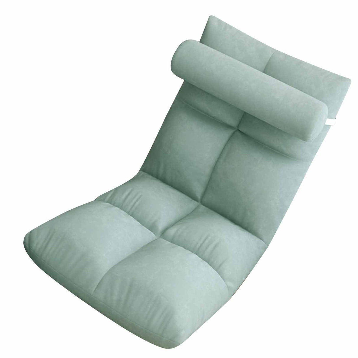 Floor Chair with Back Support Folding Sofa Chair Sleeper Bed Couch Recliner Floor Gaming Chair Meditation Chair for Adults Peacock Blue