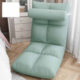 Floor Chair with Back Support Folding Sofa Chair Sleeper Bed Couch Recliner Floor Gaming Chair Meditation Chair for Adults Peacock Blue