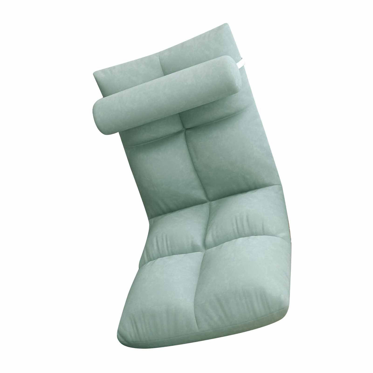 Floor Chair with Back Support Folding Sofa Chair Sleeper Bed Couch Recliner Floor Gaming Chair Meditation Chair for Adults Peacock Blue