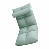 Floor Chair with Back Support Folding Sofa Chair Sleeper Bed Couch Recliner Floor Gaming Chair Meditation Chair for Adults Peacock Blue