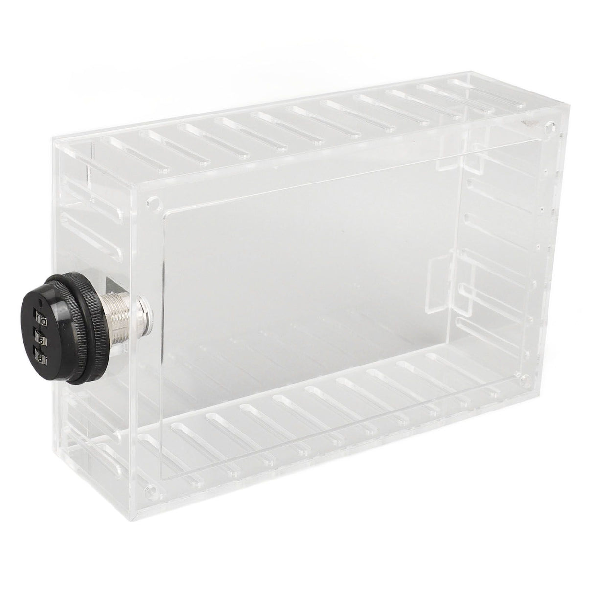 Thermostat Lock Box Universal Large Transparent Thermostat Protective Guard for Thermostat On Wall Coded Lock