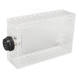 Thermostat Lock Box Universal Large Transparent Thermostat Protective Guard for Thermostat On Wall Coded Lock - Side View