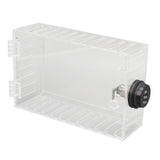 Thermostat Lock Box Universal Large Transparent Thermostat Protective Guard for Thermostat On Wall Coded Lock