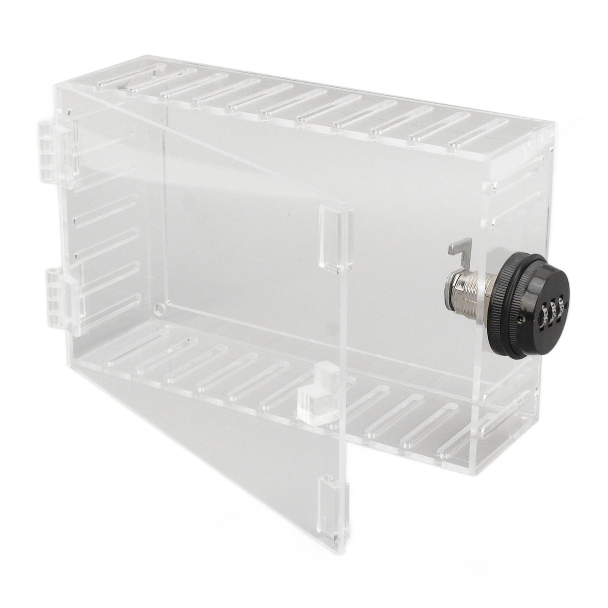 Thermostat Lock Box Universal Large Transparent Thermostat Protective Guard for Thermostat On Wall Coded Lock