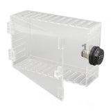 Thermostat Lock Box Universal Large Transparent Thermostat Protective Guard for Thermostat On Wall Coded Lock