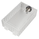 Thermostat Lock Box Universal Large Transparent Thermostat Protective Guard for Thermostat On Wall Coded Lock