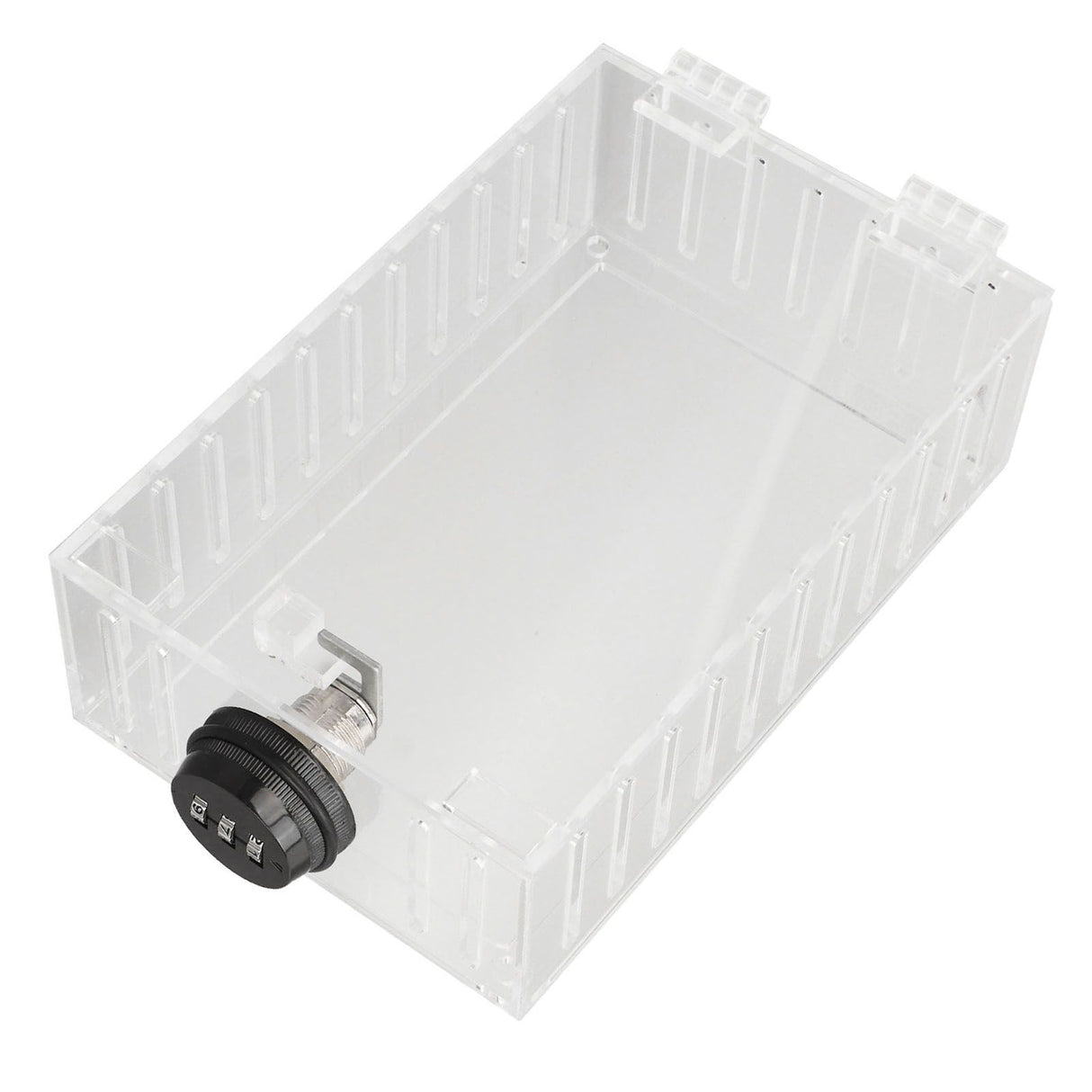 Thermostat Lock Box Universal Large Transparent Thermostat Protective Guard for Thermostat On Wall Coded Lock