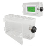 Thermostat Lock Box Universal Large Transparent Thermostat Protective Guard for Thermostat On Wall Coded Lock