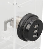 Thermostat Lock Box Universal Large Transparent Thermostat Protective Guard for Thermostat On Wall Coded Lock