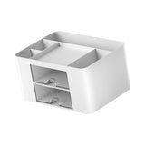 Desk Supplies Organizer Multifunctional Large Capacity Office Desk Organizer with Double Layer Drawer for Pen