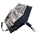 Vintage Floral Sunshade Umbrella Windproof Manual Operation Lightweight Folding Umbrella for Women Girls Kids