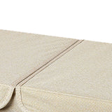 Underwear Socks Storage Organizer with Double Lid Foldable Thick Sock Underwear Storage Case for Socks Bras Ties Towels Khaki