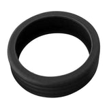8PCS Luggage Suitcase Wheels Covers Noise Canceling Shock Absorbing Trolley Case Silicone Caster Protection Cover Black - Extra Image