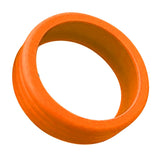 8PCS Luggage Suitcase Wheels Covers Noise Canceling Shock Absorbing Trolley Case Silicone Caster Protection Cover Orange - Extra Image
