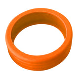 8PCS Luggage Suitcase Wheels Covers Noise Canceling Shock Absorbing Trolley Case Silicone Caster Protection Cover Orange - Extra Image