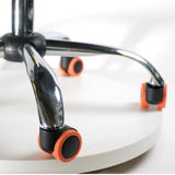 8PCS Luggage Suitcase Wheels Covers Noise Canceling Shock Absorbing Trolley Case Silicone Caster Protection Cover Orange - Extra Image