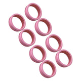8PCS Luggage Suitcase Wheels Covers Noise Canceling Shock Absorbing Trolley Case Silicone Caster Protection Cover Pink